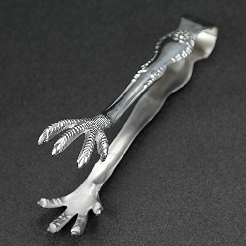 8-Inch Premium Stainless Steel Ice Tongs
