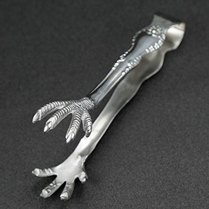 8-Inch Premium Stainless Steel Ice Tongs