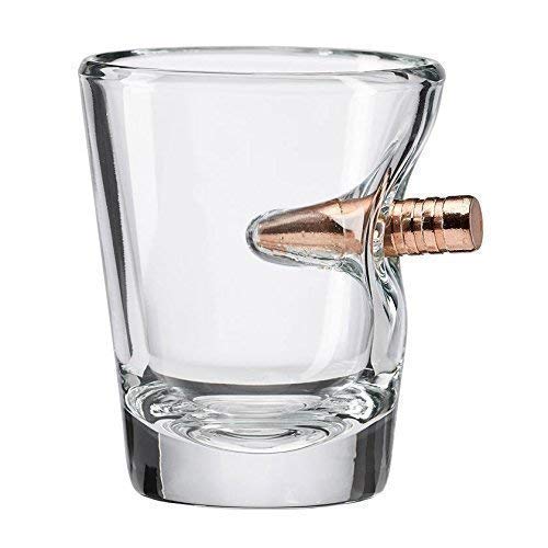 Shot Glass with Real .308 Bullet - 2oz