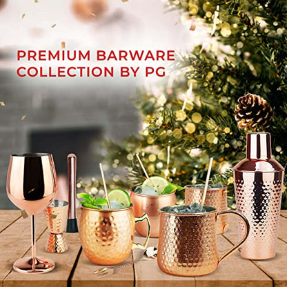 Hammered Copper Moscow Mule Mugs – Set of 4