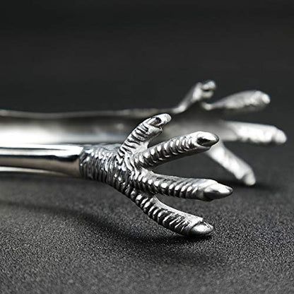 8-Inch Premium Stainless Steel Ice Tongs