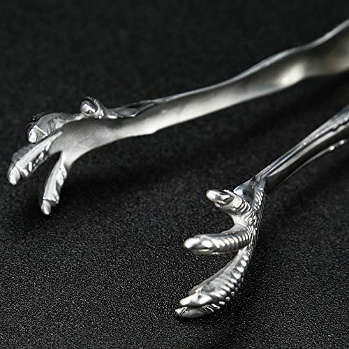 8-Inch Premium Stainless Steel Ice Tongs