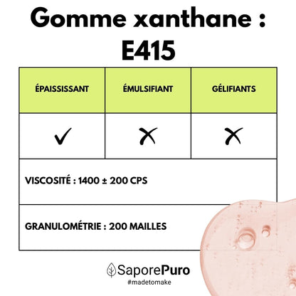 Saporepuro Xanthane en poudre 250 gr