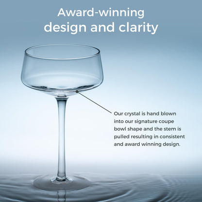 Luxe Crystal Martini - Set of 4