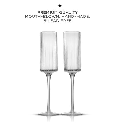 Champagne Glasses Flute - Set of 2