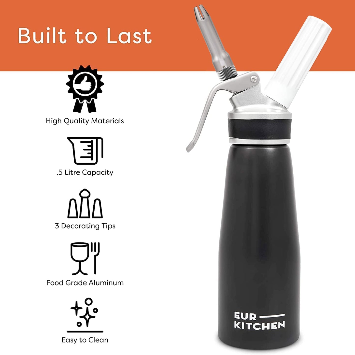 Siphon Chantilly en Aluminium