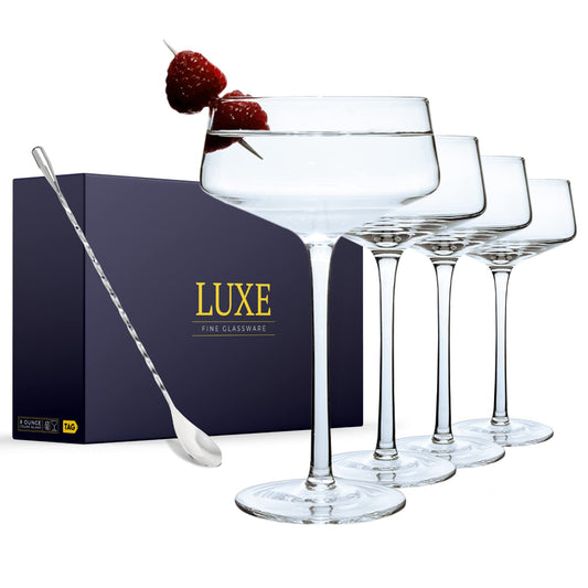 Luxe Crystal Martini - Set of 4
