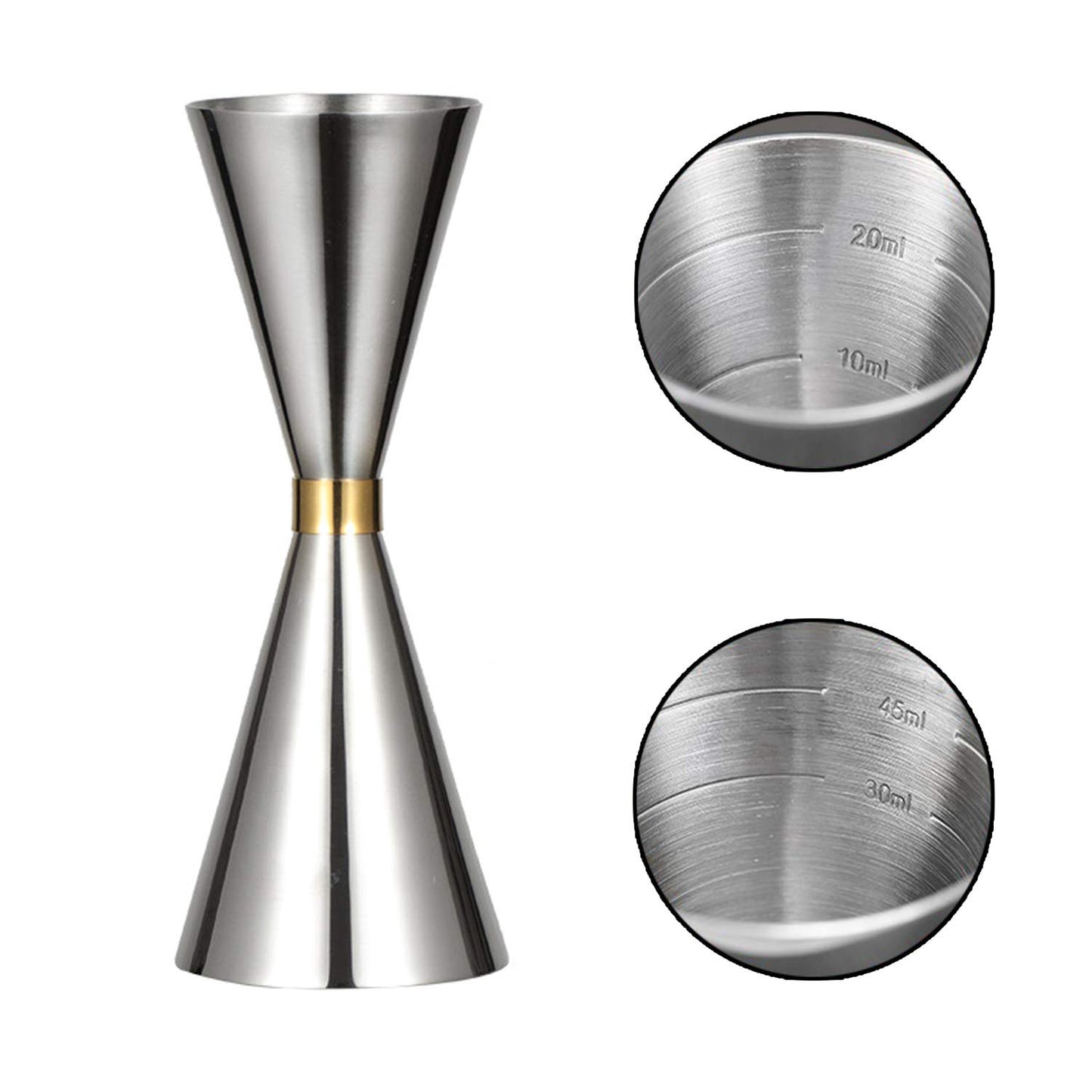 Jigger Japonais en Acier Inoxydable - 30/60 ml