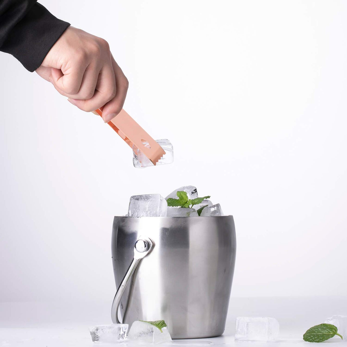 Stainless Steel Ice Bucket Tongs