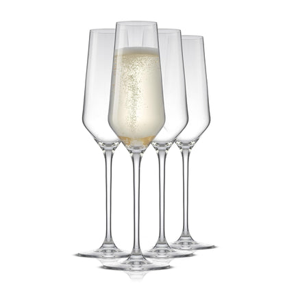 Champagne Glasses Layla Collection - Set of 4