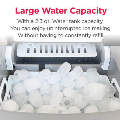 Stainless Steel Countertop Ice Maker