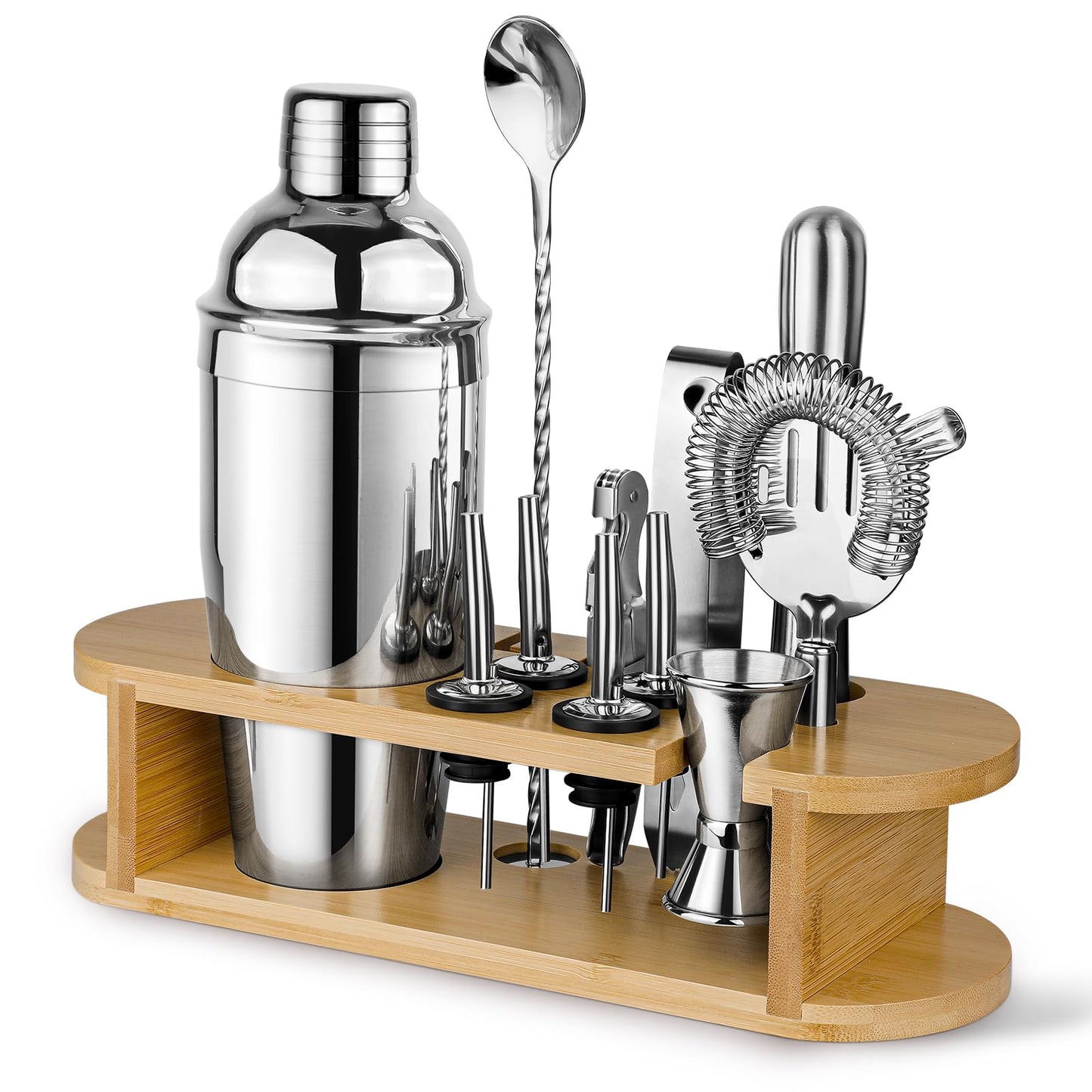 Set de Cocktail Professionnel en Acier Inoxydable