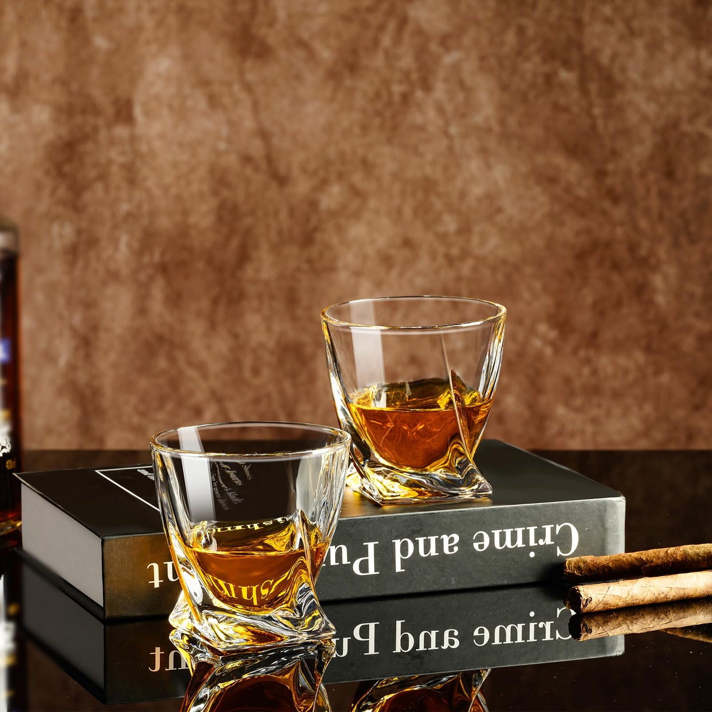 Verres à Whisky en Cristal – Lot de 2