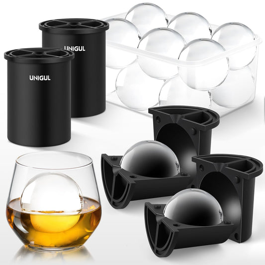 Clear Ice Ball Maker – Stainless Steel Insulated Whiskey Ice Mold