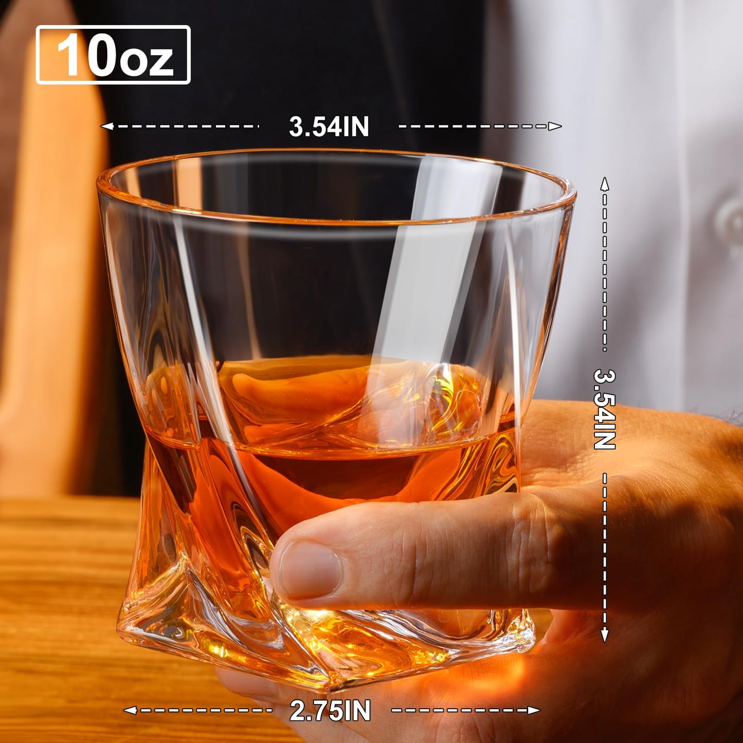 Verres à Whisky en Cristal – Lot de 2