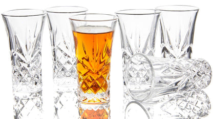 Lot de 6 Verres à Shot en Verre - Base Lourde