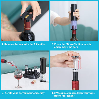 Electric Wine Opener Set