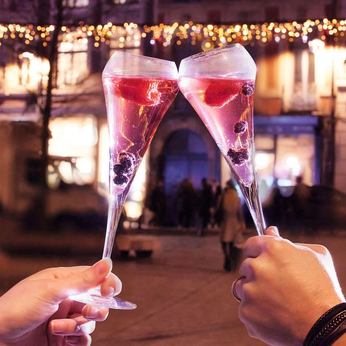 Flûtes à Champagne en Cristal - Lot de 6, Élégance et Simplicité