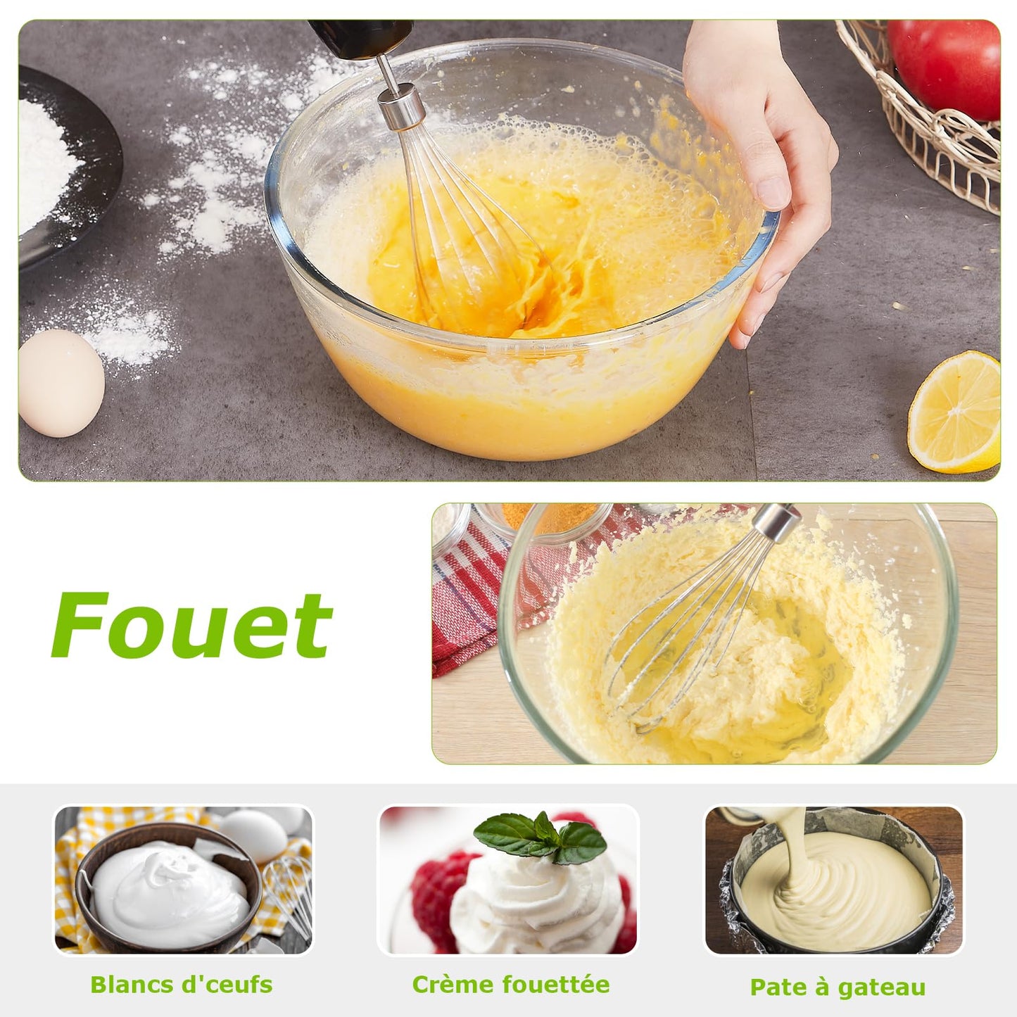 Mixeur Plongeant 4-en-1