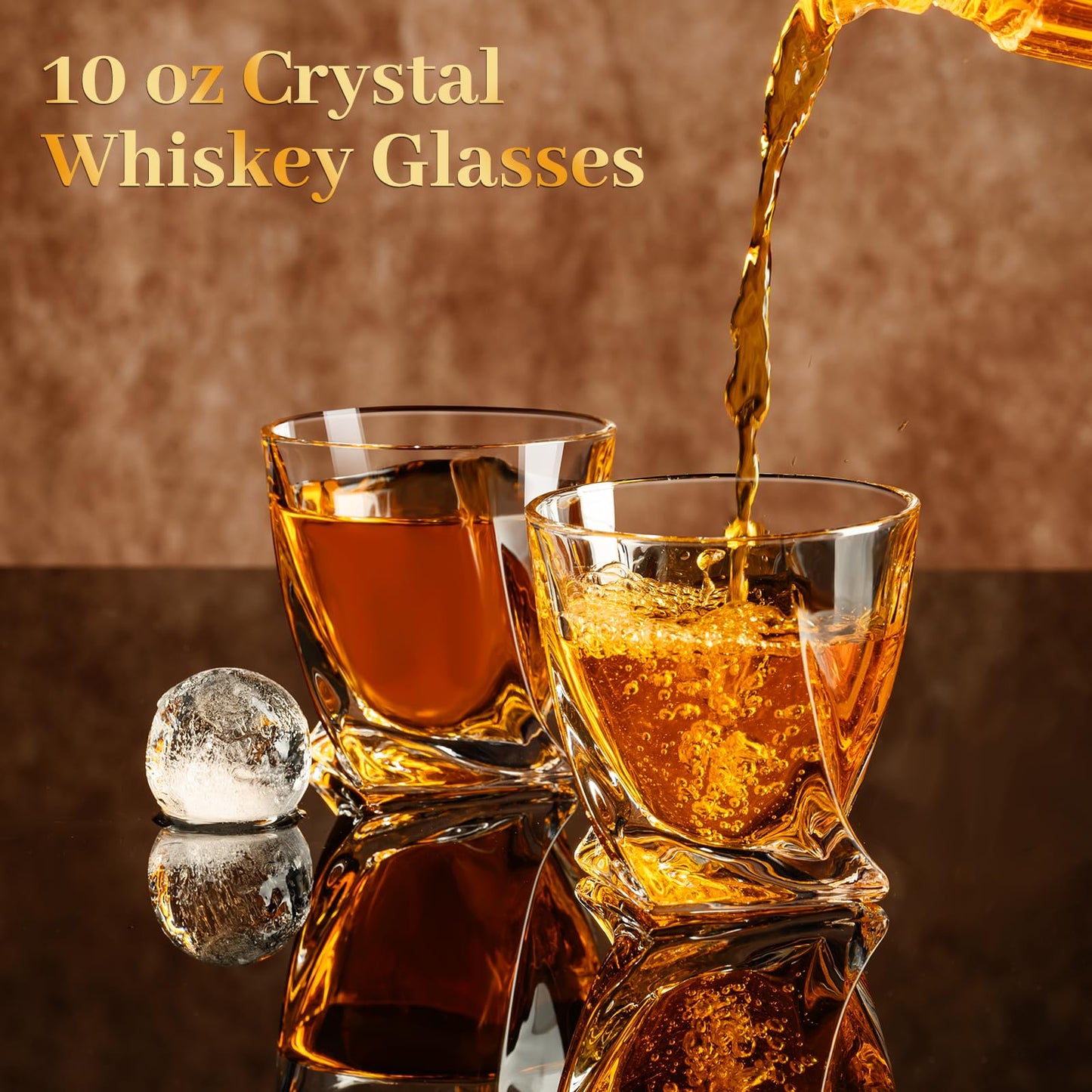 Verres à Whisky en Cristal – Lot de 2
