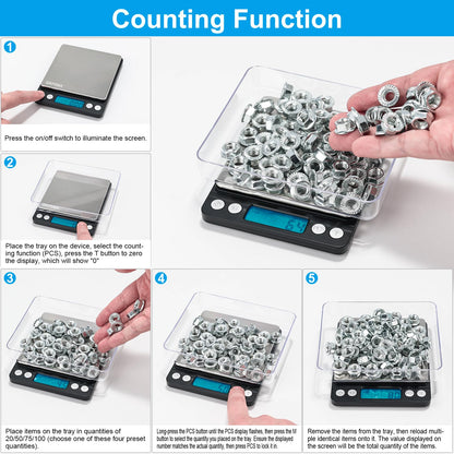 Balance de Cuisine Électronique | 0,05-500g
