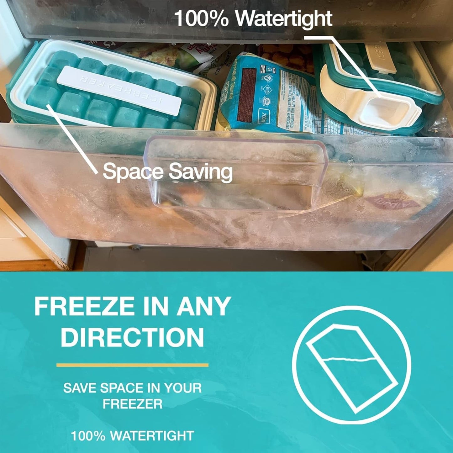 POP 4-in-1 Ice Cube Tray with Lid