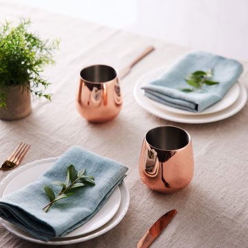 4 Tasses en Cuivre - 34,99€