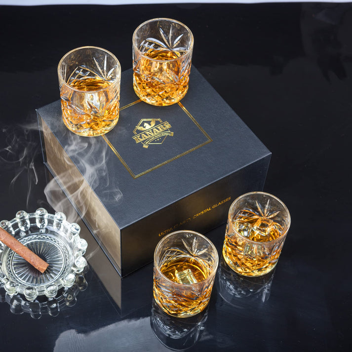4 Pièces Verres à Whisky