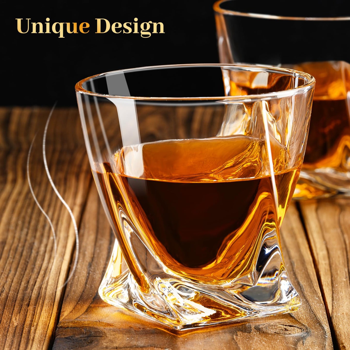 Verres à Whisky en Cristal – Lot de 2