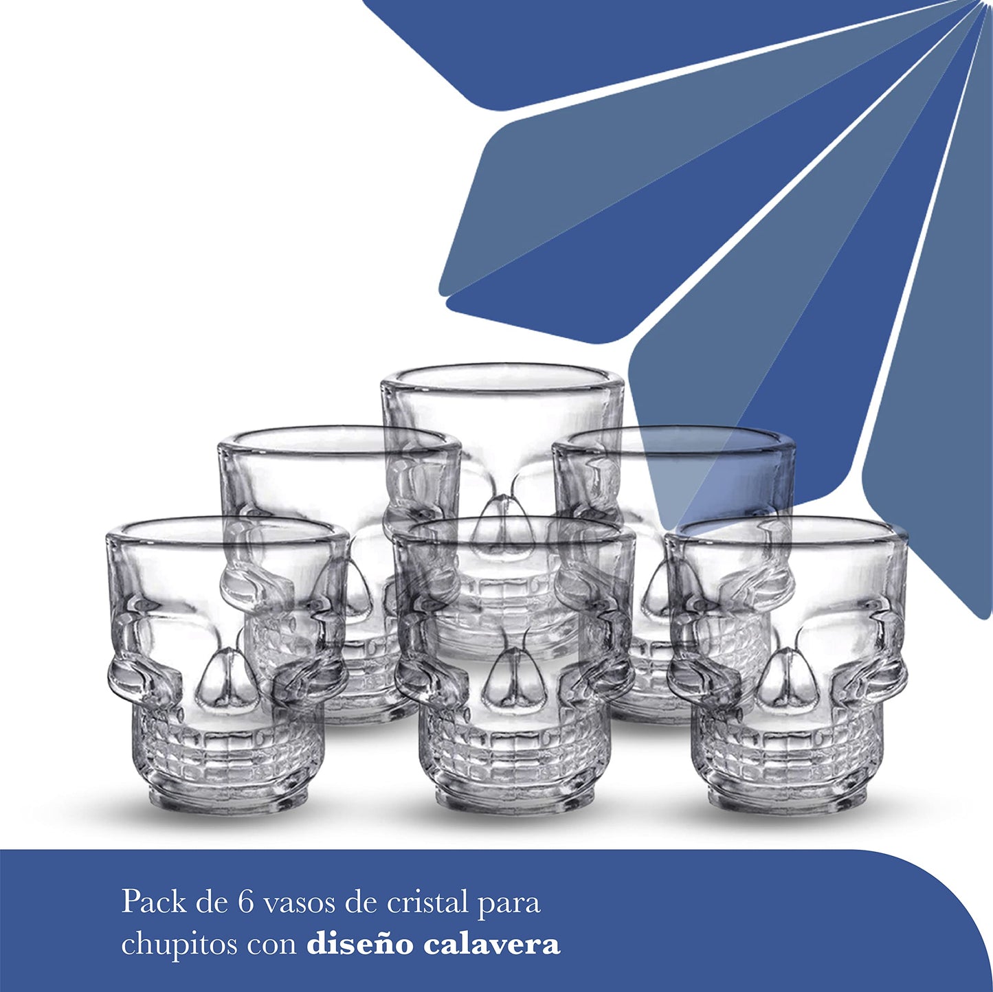 Shots tête de mort -  Pack de 6