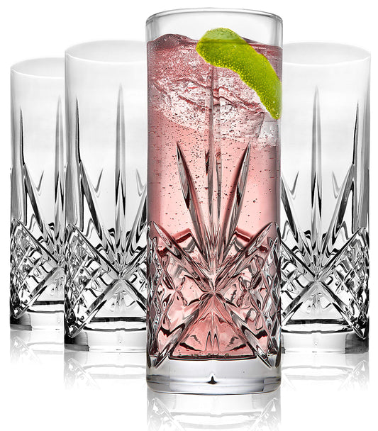 Dublin Crystal Glasses – Set of 4