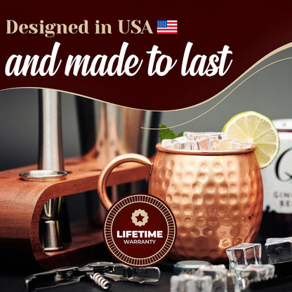 Mixology  Moscow Mule Mugs - Set of 4