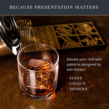 Ash Harbor Patterned Ice Cube Mold