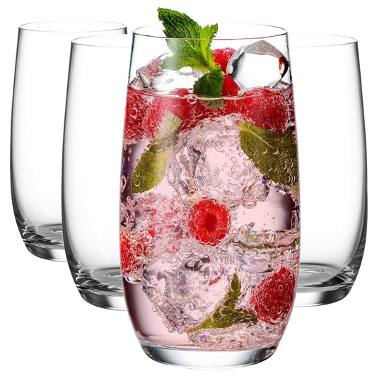Crystal Highball Glasses – Set of 4
