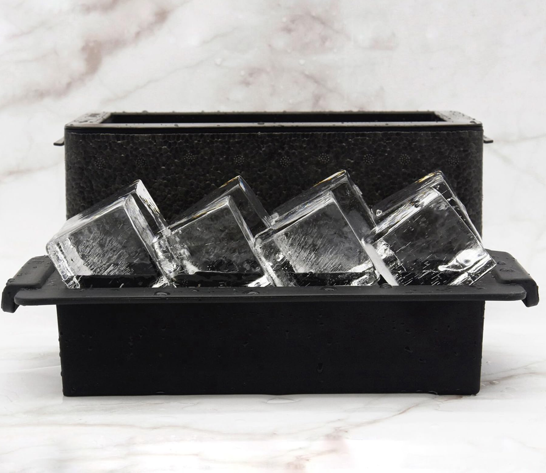 8 Cubes de Glaces Transparents - Moule a glacons
