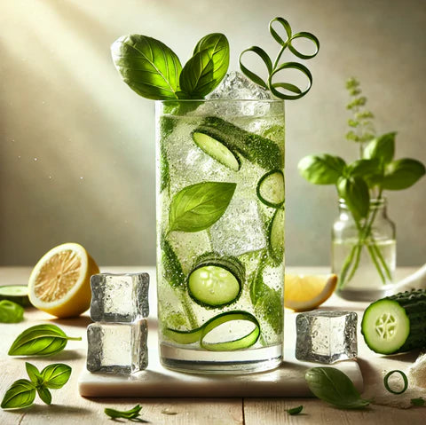 Recette Basil Cucumber Gin Cooler