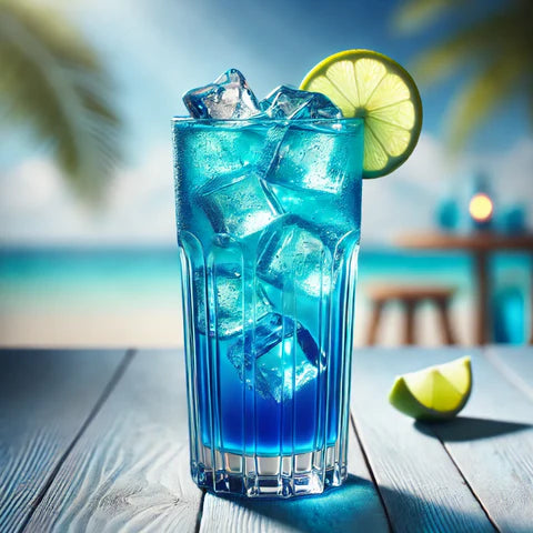 recette cocktail sans alcool virgin blue lagoon