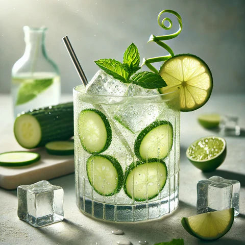Concombre Vodka Cooler - Cocktail Frais