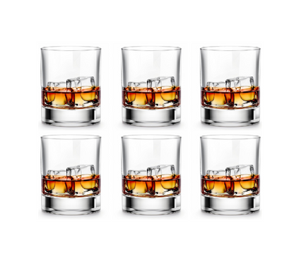 Old Fashioned Whiskey Glasses – Set of 6