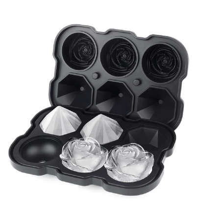Rose & Diamond Ice Cube Tray