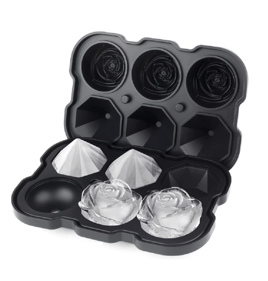 Rose & Diamond Ice Cube Tray