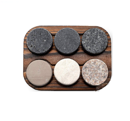 Premium Granite Whiskey Stones – Set of 6