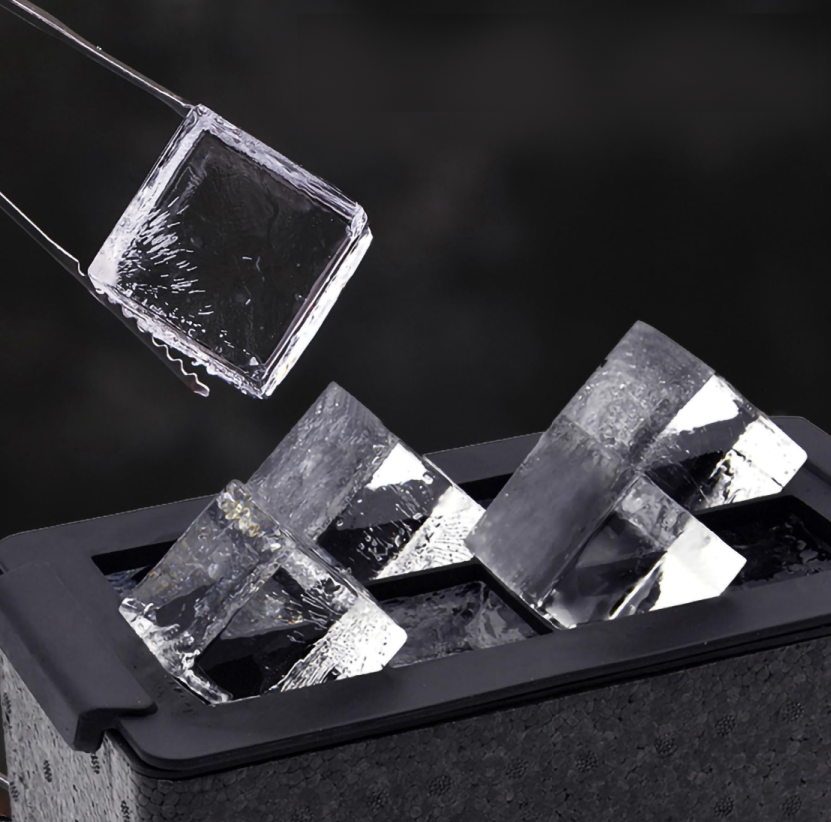 8 Cubes de Glaces Transparents - Moule a glacons