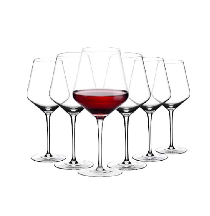 Verres à Vin en Cristal - Lot de 6
