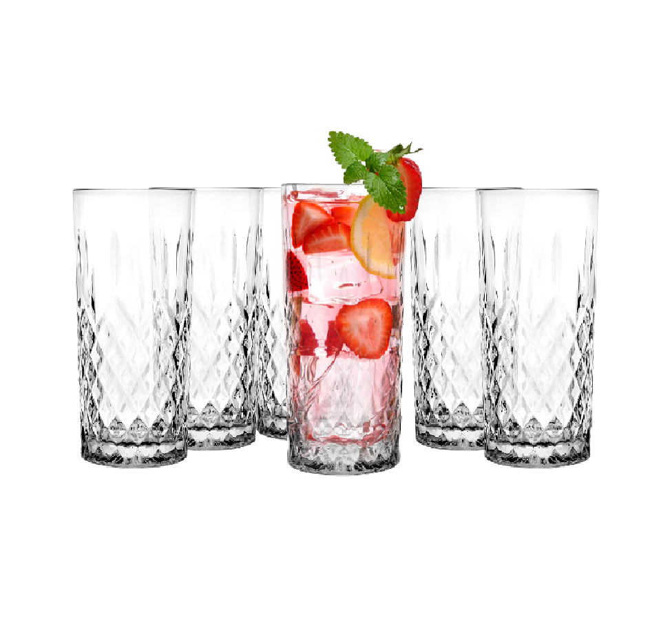 Verres Highball Élégants - Lot de 6