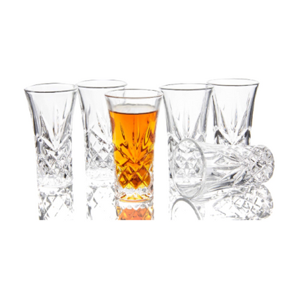 Lot de 6 Verres à Shot en Verre - Base Lourde