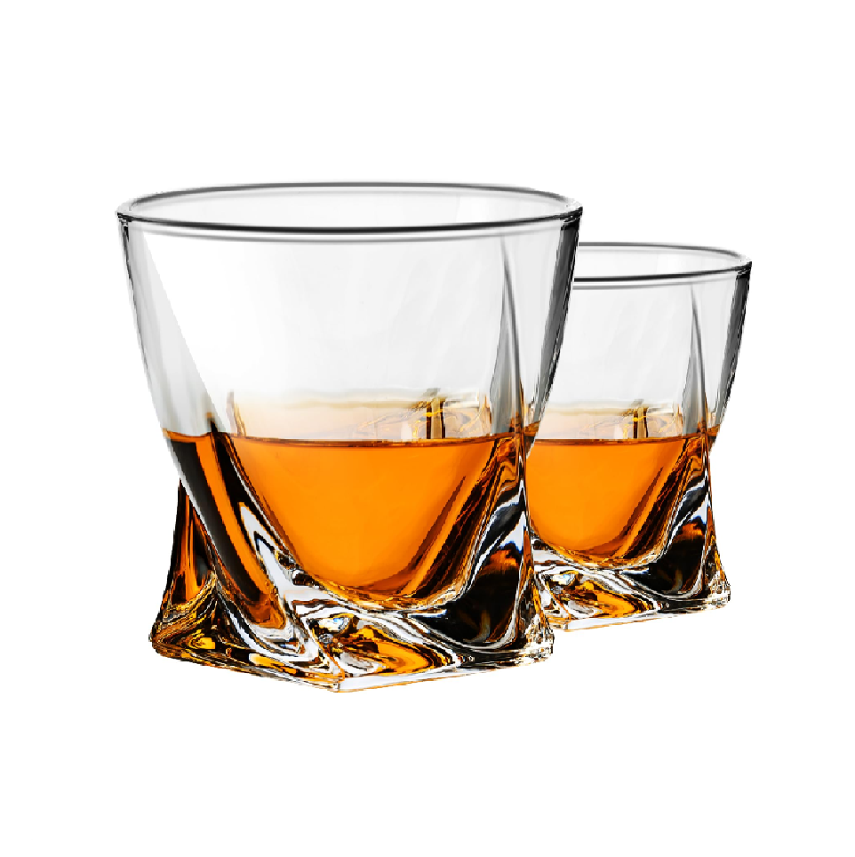 Verres à Whisky en Cristal – Lot de 2