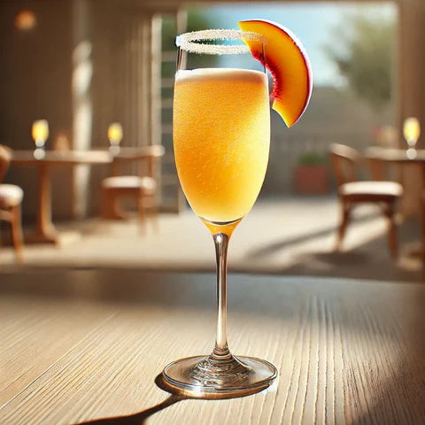 Virgin Bellini : Cocktail sans alcool pétillant aux fruits