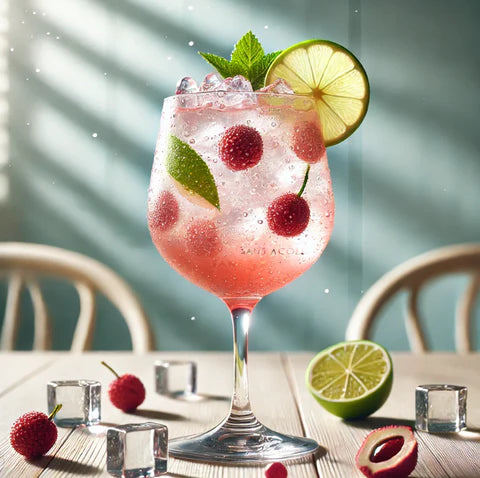 recette cocktail sans alcool litchi spritz